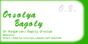 orsolya bagoly business card